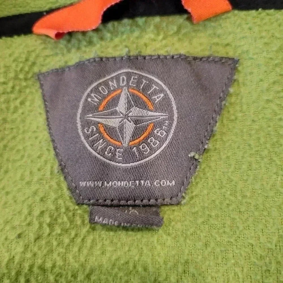 Mondetta Woman's L  Green Fleese Quarter Zip Jacket - Picture 2 of 7
